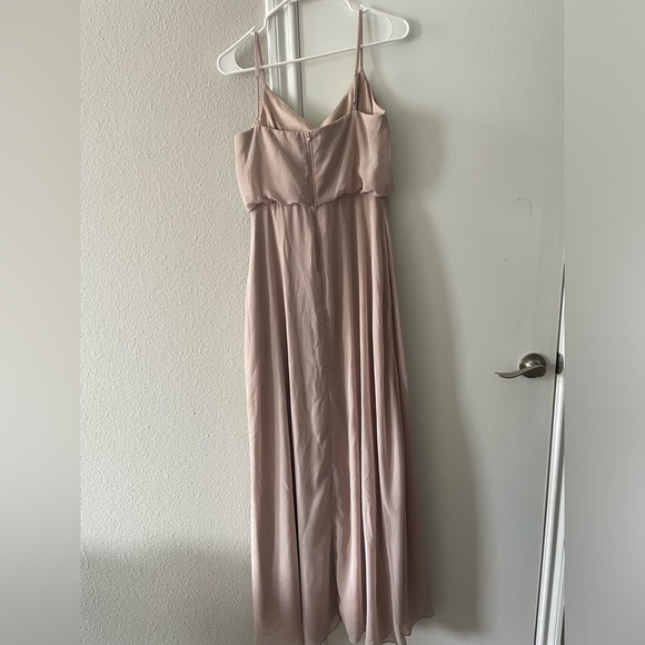 Birdy Grey Gwennie Dress Chiffon Taupe S - Picture 3 of 9